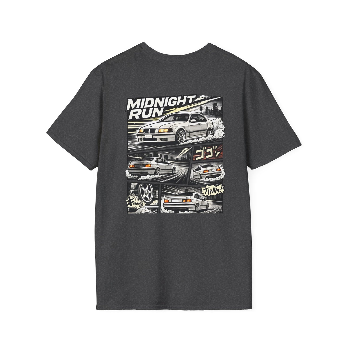 Midnight Run Racing Tee — Drift Car Graphic T-Shirt