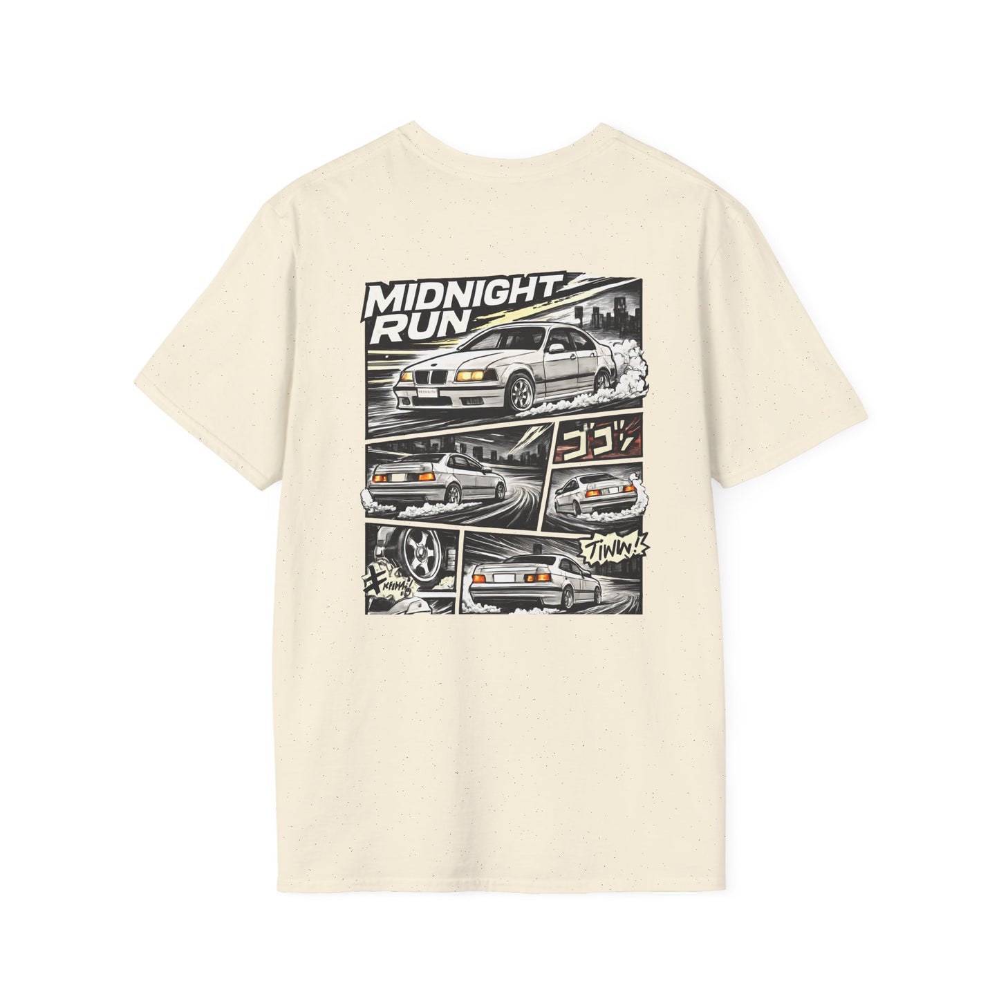 Midnight Run Racing Tee — Drift Car Graphic T-Shirt