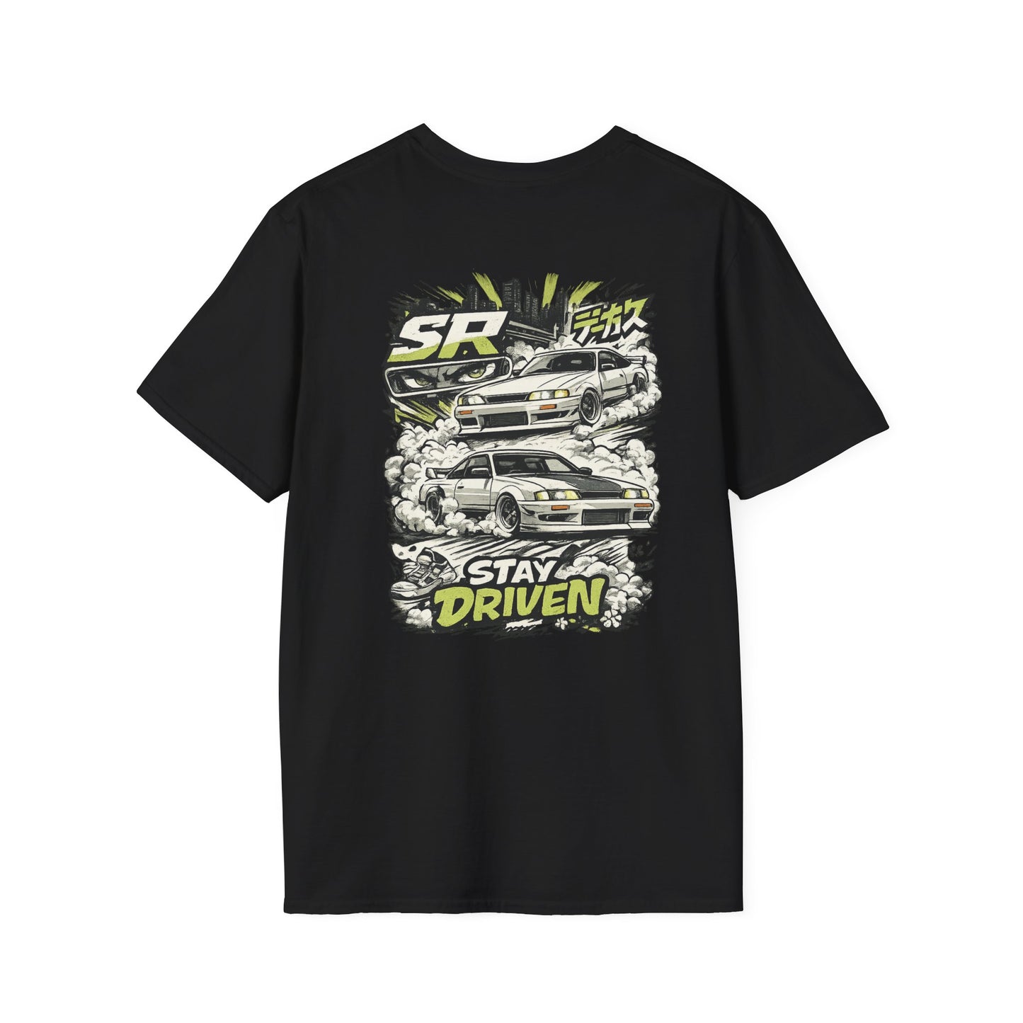 Car Culture T-Shirt — 'Stay Driven' Graphic Tee (JDM Skyline Racing Design)