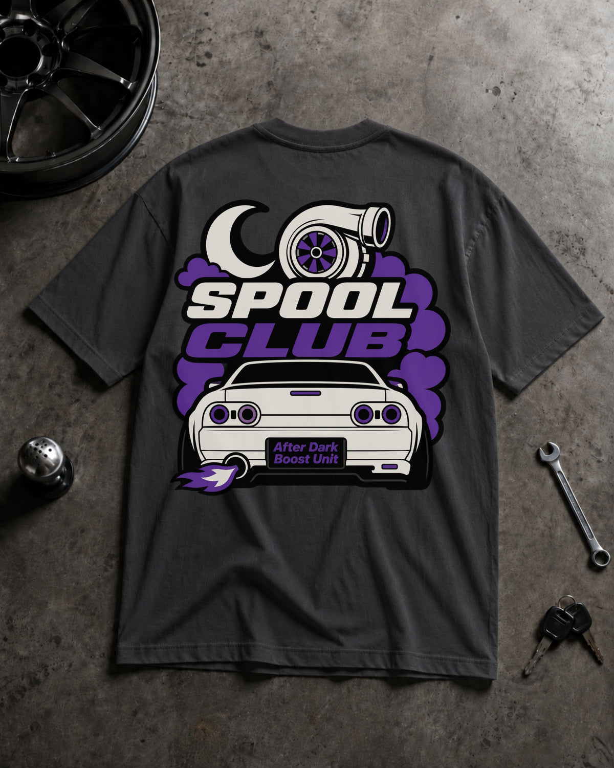After Dark Boost Unit Unisex Crew Neck T-Shirt